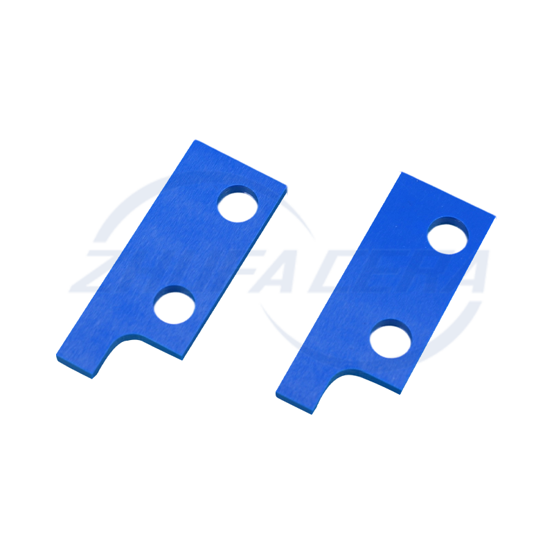 Blå zirconia keramikplade