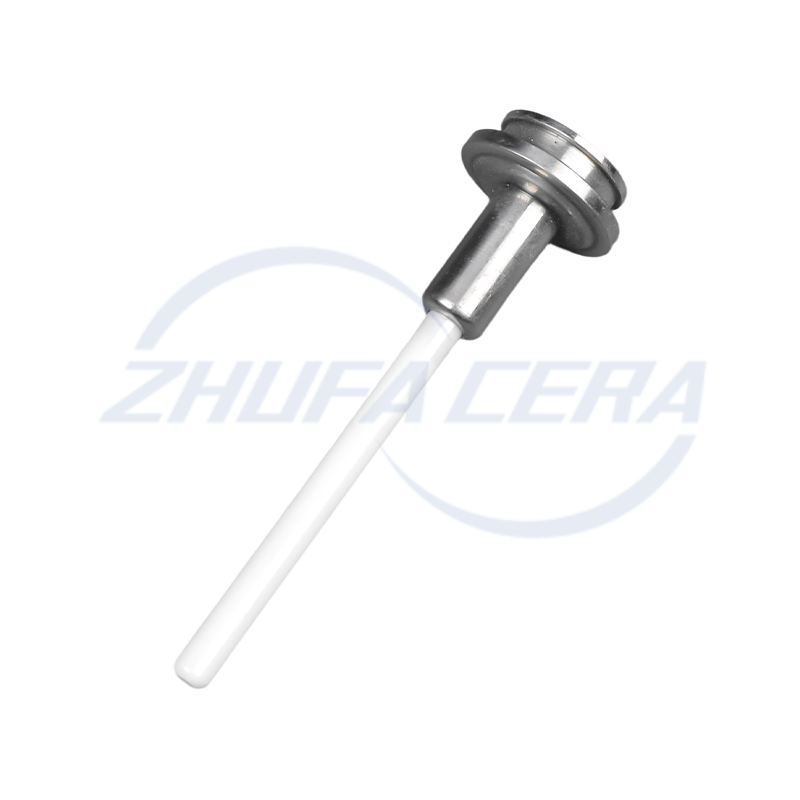 Zirconia keramisk stempelstang med metalhoved