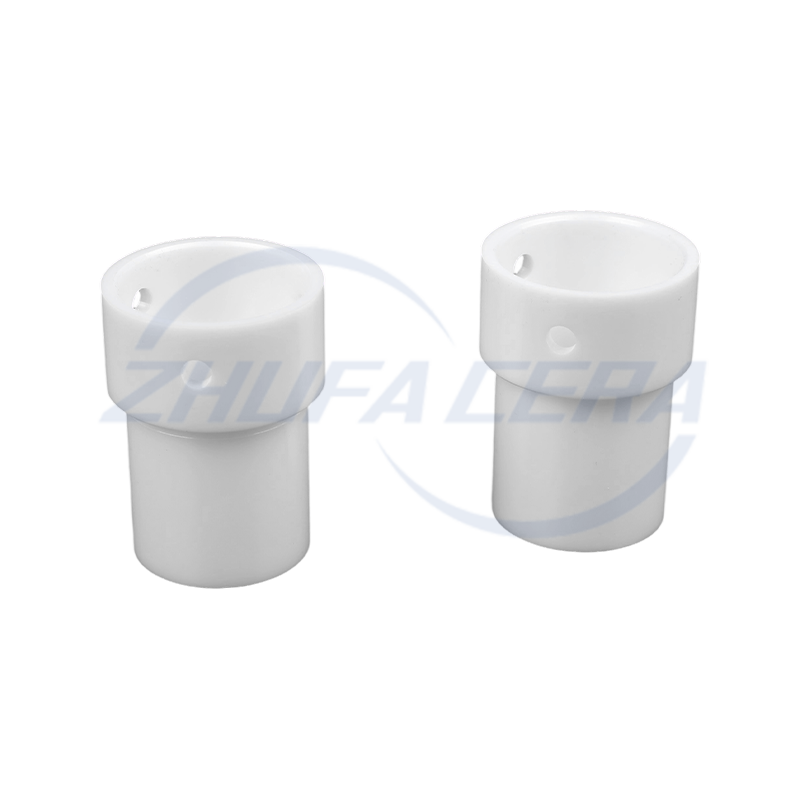 Alumina T-formet boret keramisk rør