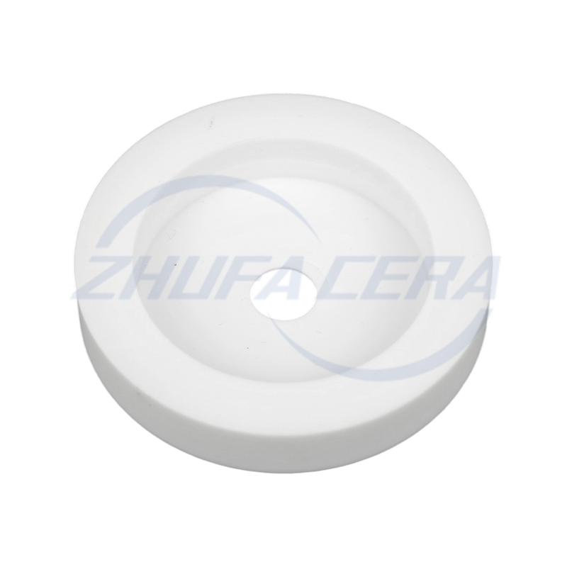 Perforeret alumina keramisk skive